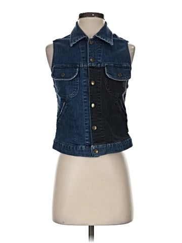 Current/Elliott Denim Vest (view 1)