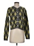 Willow & Wind Argyle Yellow Cardigan Size XS - photo 1