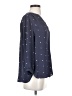 NYDJ Hearts Blue 3/4 Sleeve Blouse Size XS - photo 4