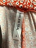 Tickled Teal Print Red Casual Skirt Size L - photo 4