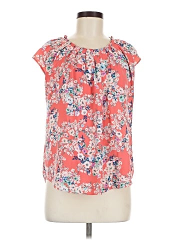 LC Lauren Conrad Short Sleeve Blouse (view 1)