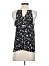Unbranded 100% Polyester Black Sleeveless Blouse Size S - photo 2