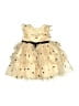 Blueberi Boulevard 100% Polyester Gold Dress Size 3-6 mo - photo 2
