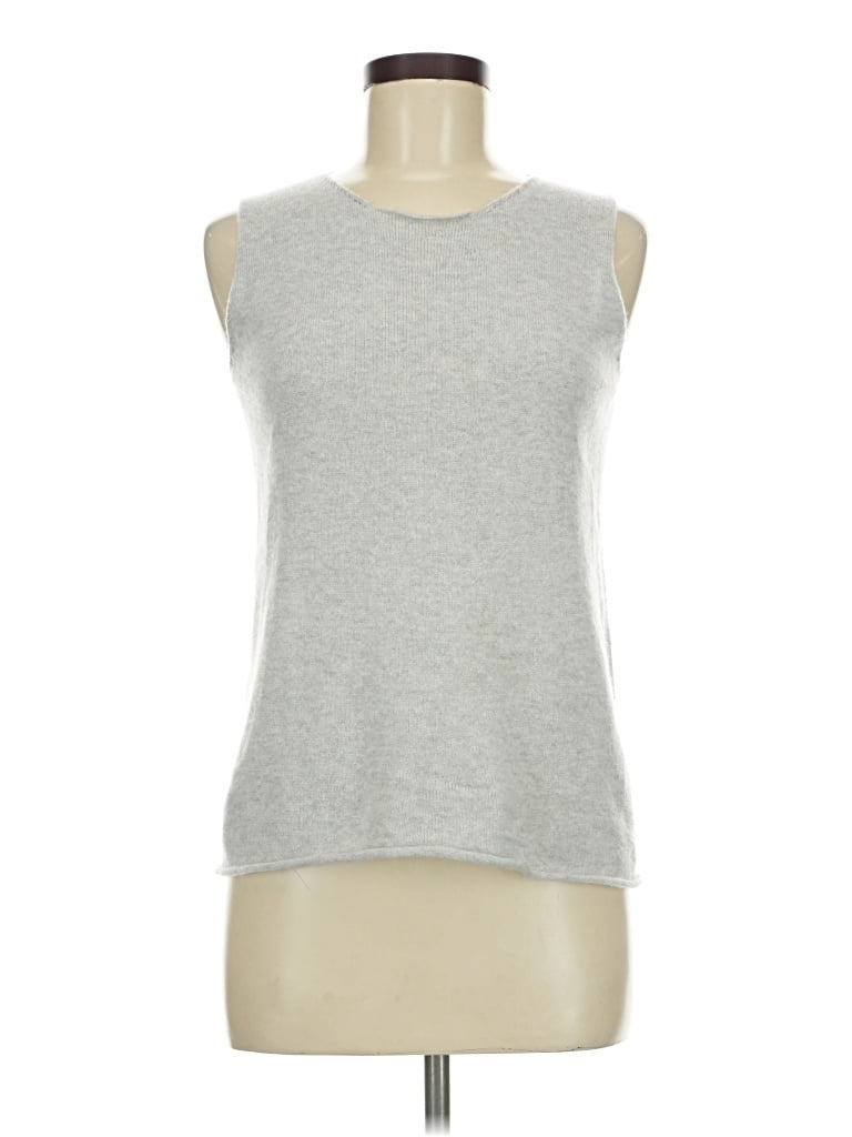 Pre-owned Lamberto Losani Sweater Vest In Silver