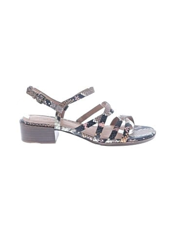 Madewell The Lori Sandal in Snake Embossed Leather (view 1)
