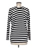 Red Haute Stripes Black Long Sleeve Top Size M - photo 2