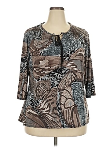 Elementz 3/4 Sleeve Blouse (view 1)