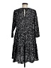 Mittoshop 100% Polyester Stars Black Casual Dress Size M - photo 2