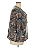Elementz Brown 3/4 Sleeve Blouse Size 2X - photo 4