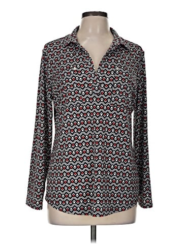Jones New York Signature Long Sleeve Blouse (view 1)