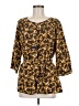 J.Jill Yellow 3/4 Sleeve Blouse Size M - photo 1