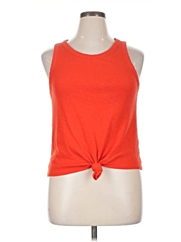 Madewell Audio Knot-Front Tank Top (view 1)