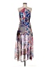 Marciano 100% Polyester Print Blue Cocktail Dress Size 8 - photo 1