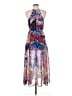 Marciano 100% Polyester Print Blue Cocktail Dress Size 8 - photo 2
