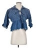 seventy + mochi Blue 3/4 Sleeve Blouse Size XS - photo 1