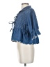seventy + mochi Blue 3/4 Sleeve Blouse Size XS - photo 5