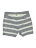 Ann Taylor LOFT 100% Cotton Stripes Gray Shorts Size 6 - photo 2