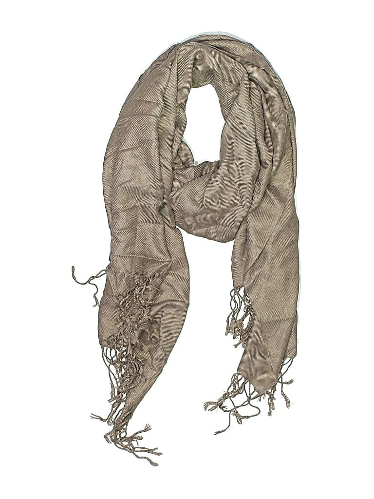 Pre-owned Unbranded Scarf In Tan