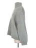 Nude Lucy Solid Gray Turtleneck Sweater Size S - photo 5