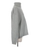 Nude Lucy Solid Gray Turtleneck Sweater Size S - photo 4