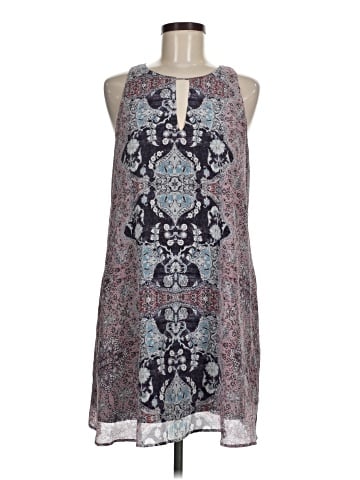 Lavender Brown Casual Dress (view 1)