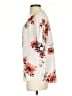 Joie 100% Viscose Floral Ivory Short Sleeve Blouse Size S - photo 5