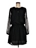 QMack 100% Polyester Polka Dots Black Casual Dress Size M - photo 1