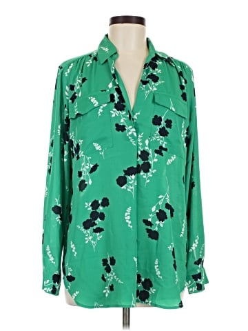 Ann Taylor Long Sleeve Blouse (view 1)