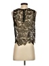 Sans Souci 100% Polyester Black Sleeveless Blouse Size XS - photo 2