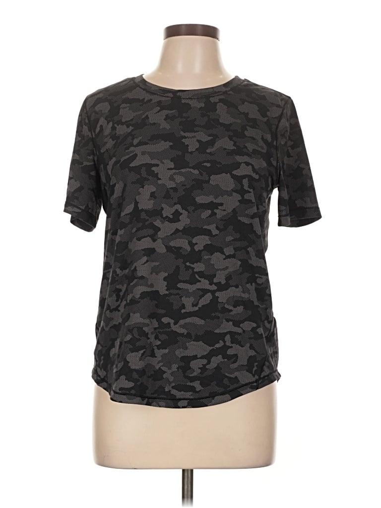 Pre-owned Lululemon Athletica Active T-shirt In Black