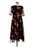 Assorted Brands Floral Black Cocktail Dress Size EU 40 / US 10 - photo 1