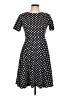 Assorted Brands Polka Dots Black Casual Dress Size 10 - photo 1