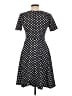 Assorted Brands Polka Dots Black Casual Dress Size 10 - photo 2