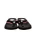 Yellow Box Black Flip Flops Size 6 - photo 2