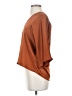 The Reset 100% Polyester Brown 3/4 Sleeve Blouse Size XS - photo 5