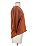 The Reset 100% Polyester Brown 3/4 Sleeve Blouse Size XS - photo 4