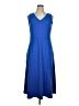 Talbots Solid Blue Casual Dress Size XL Petite - photo 1