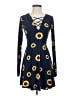 J for Justify Blue Casual Dress Size S - photo 1