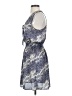 Everly Animal Print Blue Casual Dress Size S - photo 5