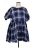 Hill House Plaid Blue Casual Dress Size XL - photo 1
