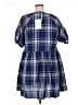 Hill House Plaid Blue Casual Dress Size XL - photo 2