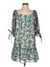 Shore 100% Polyester Teal 3/4 Sleeve Blouse Size L - photo 1