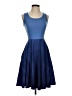 Lularoe Color Block Blue Cocktail Dress Size XXS - photo 1