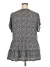 Vince Camuto Silver Gray Short Sleeve Blouse Size 2X - photo 2