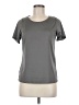 Vanity Solid Gray Active T-Shirt Size M - photo 1