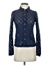 Ann Taylor LOFT Blue Long Sleeve Top Size XS - photo 1