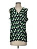 Anne Klein Green Sleeveless Blouse Size S - photo 1