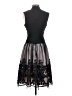 SLNY 100% Polyester Black Cocktail Dress Size 4 - photo 2