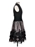 SLNY 100% Polyester Black Cocktail Dress Size 4 - photo 4