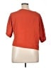 Unbranded 100% Polyester Orange Short Sleeve Top Size XL - photo 2